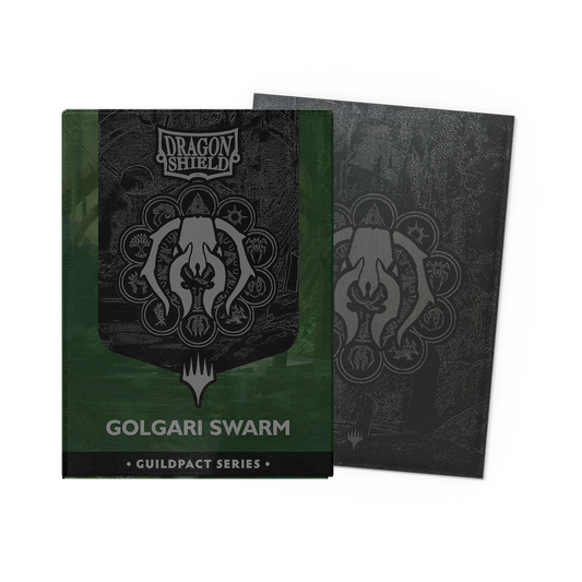 Dragon Shield: Guildpact Series - 100ct Matte Dual Art Sleeves: Golgari Swarm