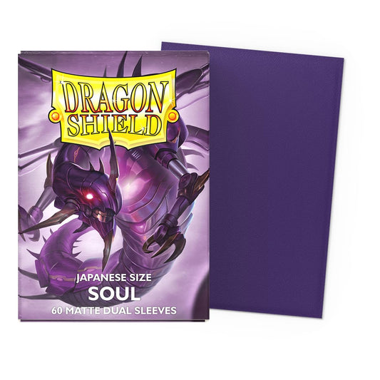 Dragon Shield: 60ct Japanese Size Matte Dual Sleeves - Soul