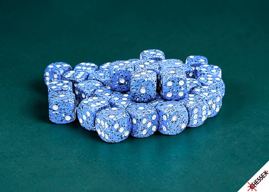 Chessex: 36pc 12mm d6 Dice Block - Speckled Ocean Stone