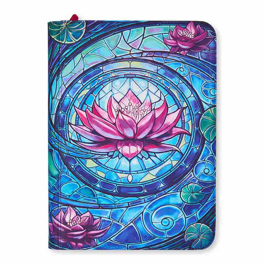 Arcane Fortress: 9-Pocket Binder - Stained Glass Blossom Grace