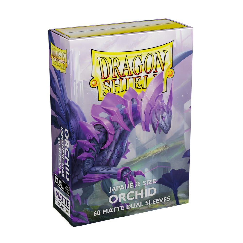 Dragon Shield: 60ct Japanese Size Matte Dual Sleeves - Orchid “Emma”