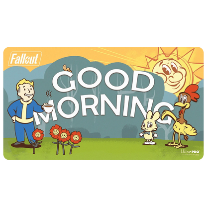 Ultrapro Playmat Fallout Double Sided Good Morning / Good Evening