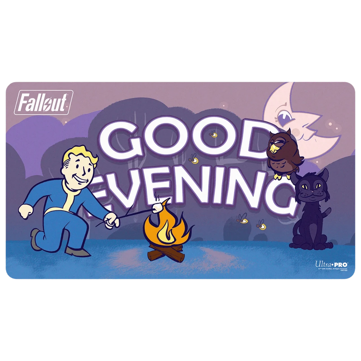 Ultrapro Playmat Fallout Double Sided Good Morning / Good Evening