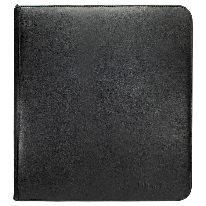 Ultrapro Vivid: 12 Pocket Zippered Pro Binder - Black