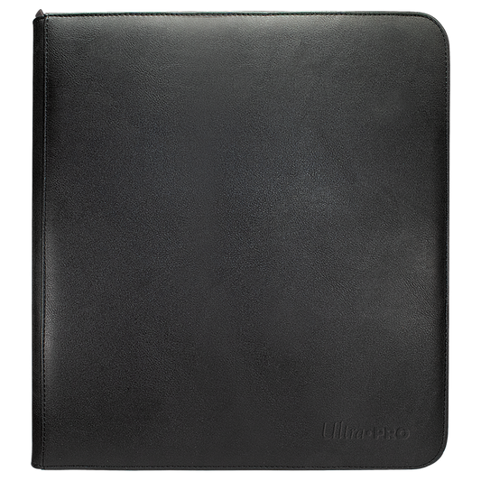 Ultrapro Vivid: 12 Pocket Zippered Pro Binder - Black
