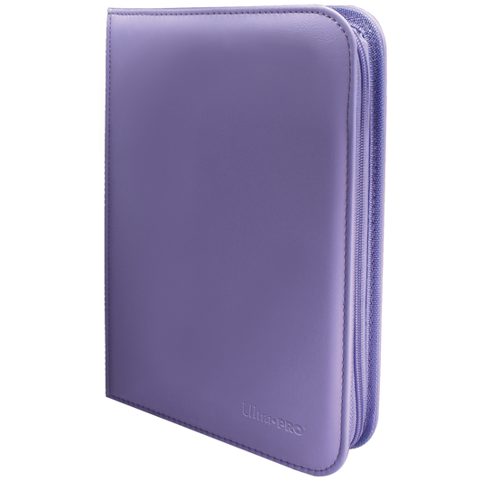 Ultrapro Vivid: 4-Pocket Zippered Pro Binder - Purple