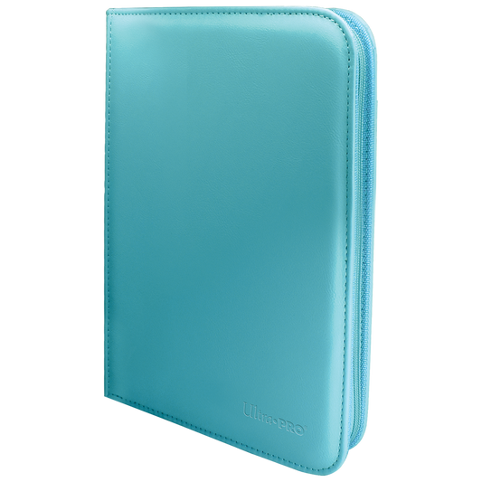 Ultrapro Vivid: 4-Pocket Zippered Pro Binder - Light Blue