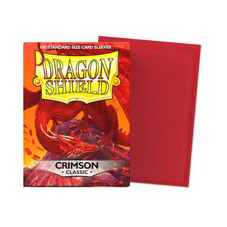 Dragon Shield: 100ct Classic Sleeves - Crimson