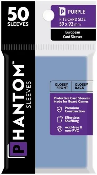 Phantom Sleeves: 50ct Sleeves - Purple