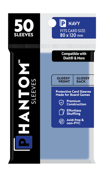 Phantom Sleeves: 50ct Sleeves - Navy