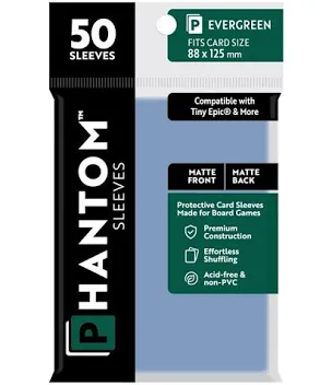 Phantom Sleeves: 50ct Sleeves - Evergreen