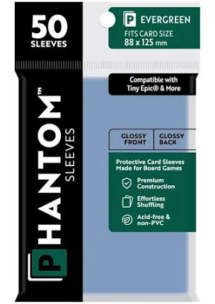 Phantom Sleeves: 50ct Sleeves - Evergreen
