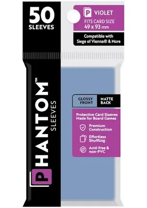 Phantom Sleeves: 50ct Sleeves - Violet