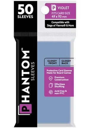 Phantom Sleeves: 50ct Sleeves - Violet