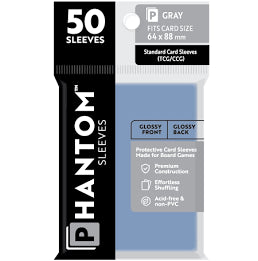 Phantom Sleeves: 50ct Sleeves - Gray