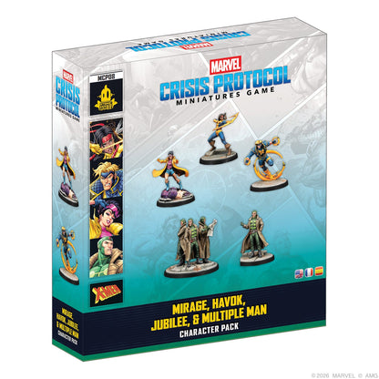 Marvel Crisis Protocol: Mirage, Havok, Jubilee, & Multiple Man