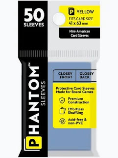Phantom Sleeves: 50ct Sleeves - Yellow