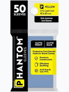 Phantom Sleeves: 50ct Sleeves - Yellow
