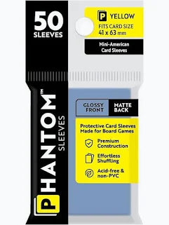 Phantom Sleeves: 50ct Sleeves - Yellow