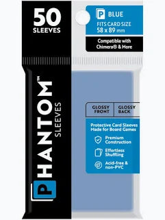 Phantom Sleeves: 50ct Sleeves - Blue