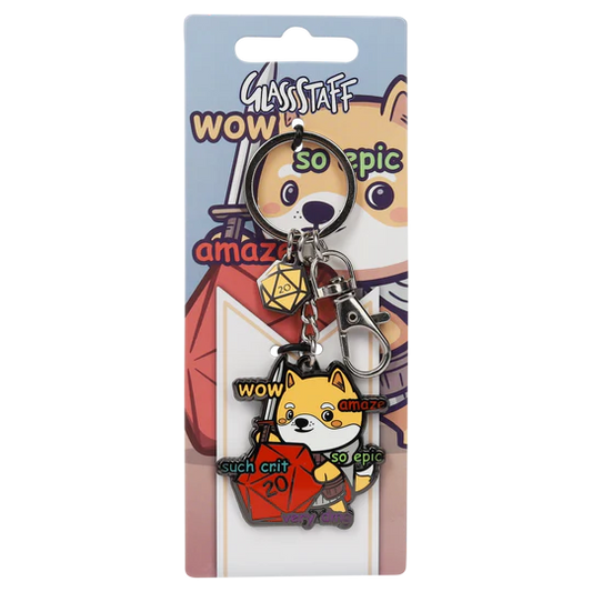 "Wow Much Crit" Keychain