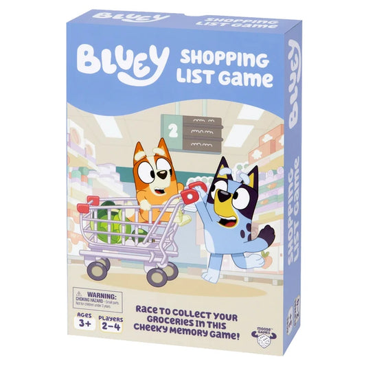 Bluey Fancy Shopping List Game