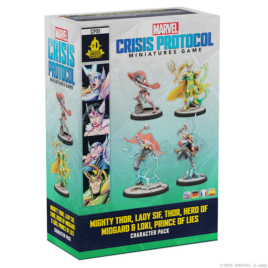 Marvel Crisis Protocol: Mighty Thor, Lady Sif, Hero of Midgard & Loki