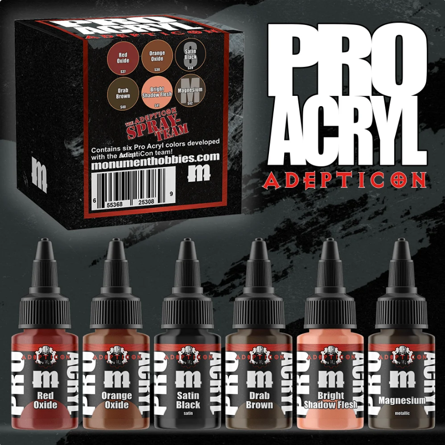 Pro Acryl Paint Set - Adepticon Spray Team