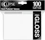 Eclipse: Standard Deck Protector Sleeves - Artic White - Gloss 100ct