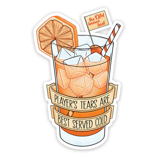 "Players Tears" Vinyl Sticker