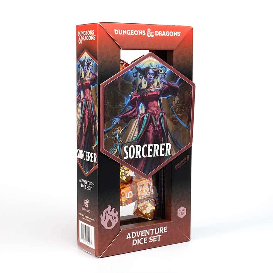 Dungeons and Dragons: Adventure Dice - Sorcerer Orange