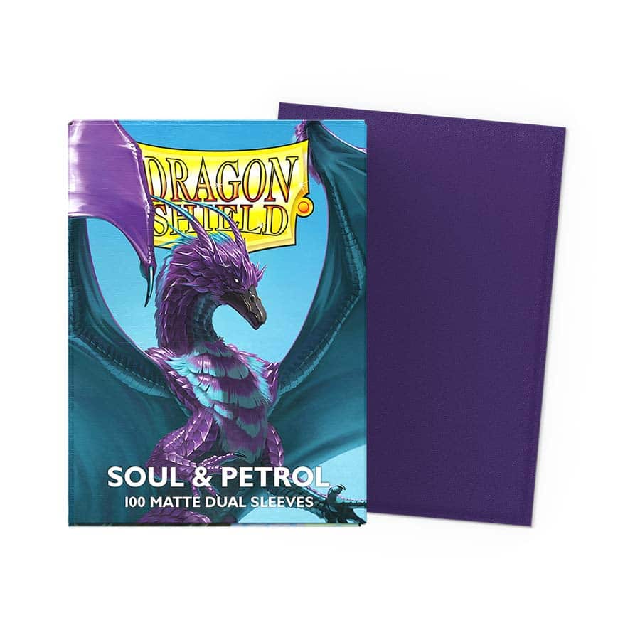 Dragon Shield: 100ct Matte Dual Sleeves - Soul/Petrol