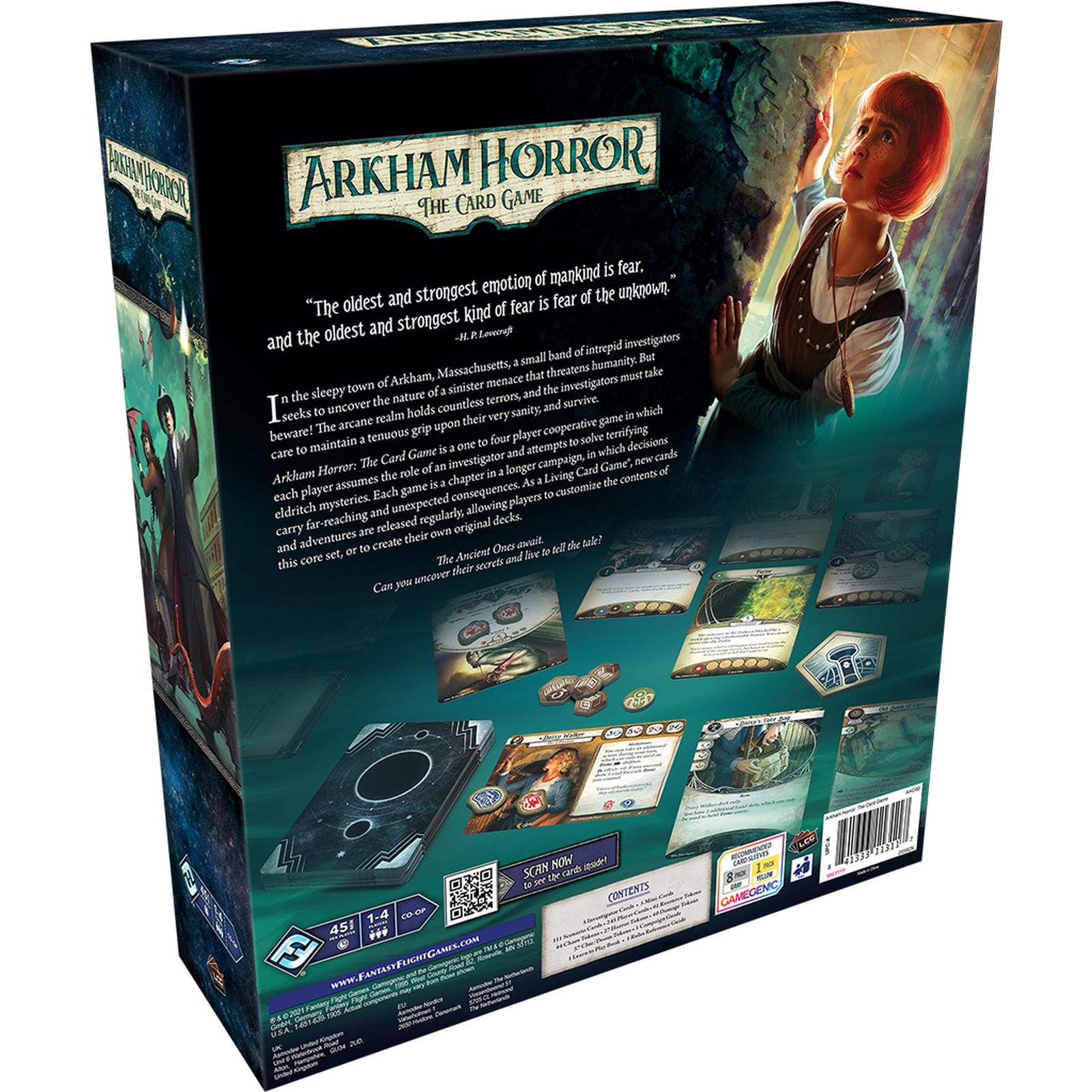 Arkham Horror: The Card Game - Revised Core Set Capes and Crepes Board Game Cafe Arkham Horror: The Card Game - Revised Core Set Capes and Crepes Board Game Cafe